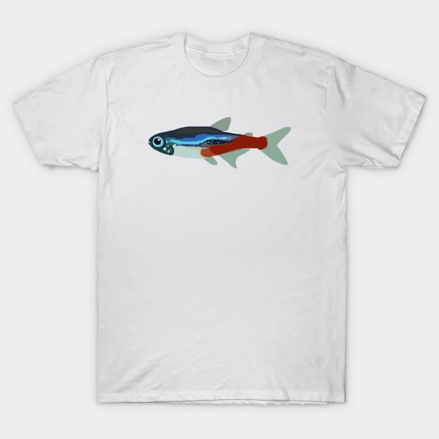 Neon Fish T-Shirt by ElviaMontemayor